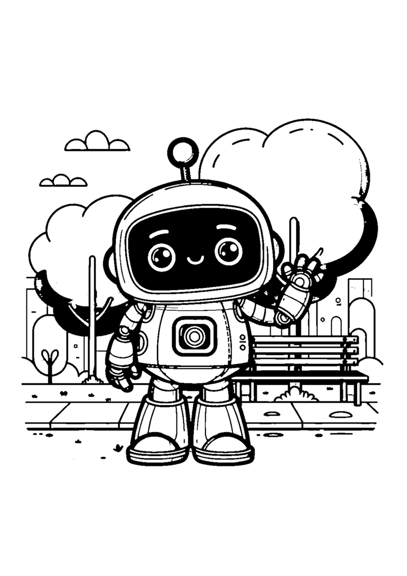 Freundlicher Roboter